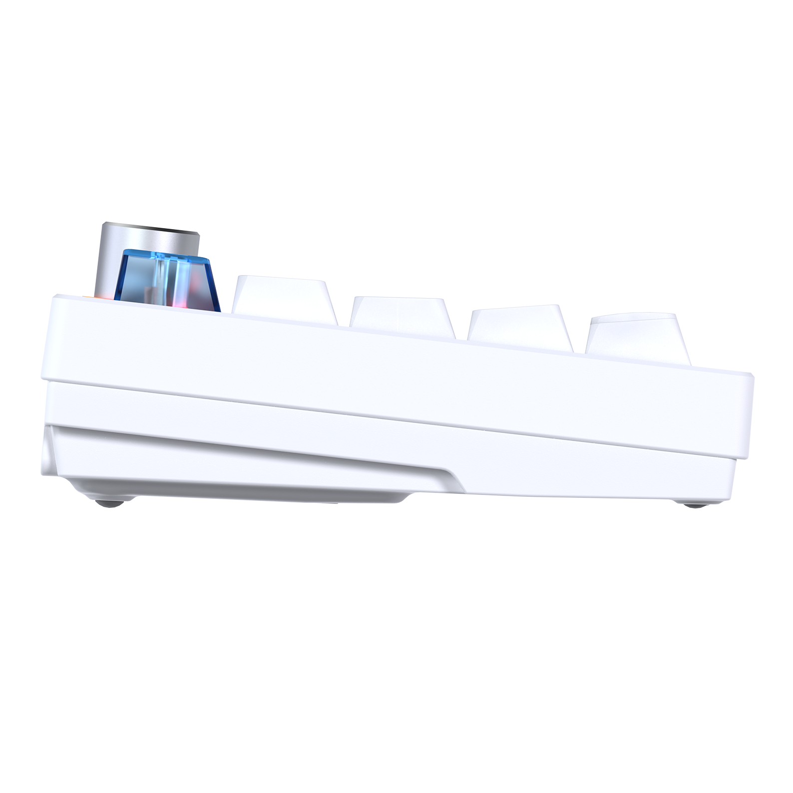 A large main feature product image of Fantech MAXFIT6 65% Hot-Swap Wireless Mechanical Keyboard - White (Brown Switch)