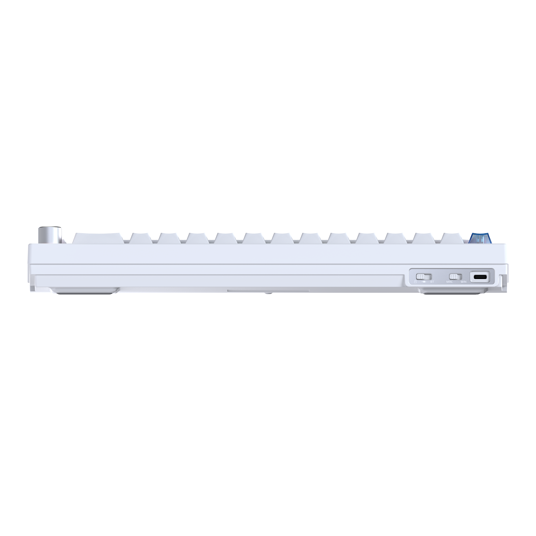 A large main feature product image of Fantech MAXFIT6 65% Hot-Swap Wireless Mechanical Keyboard - White (White Switch)