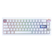 A product image of Fantech MAXFIT6 65% Hot-Swap Wireless Mechanical Keyboard - White (White Switch)