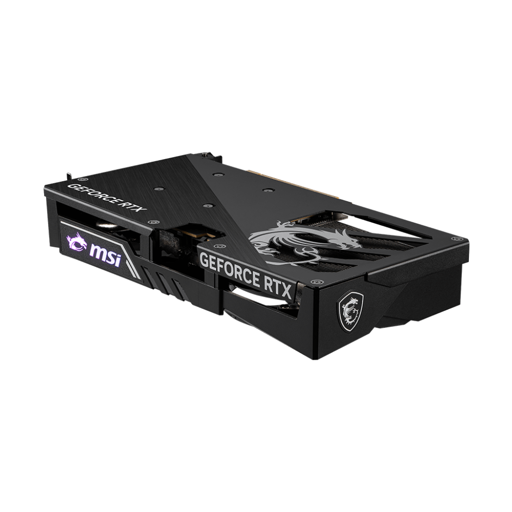 A large main feature product image of MSI GeForce RTX 5060 Gaming OC 8GB GDDR7