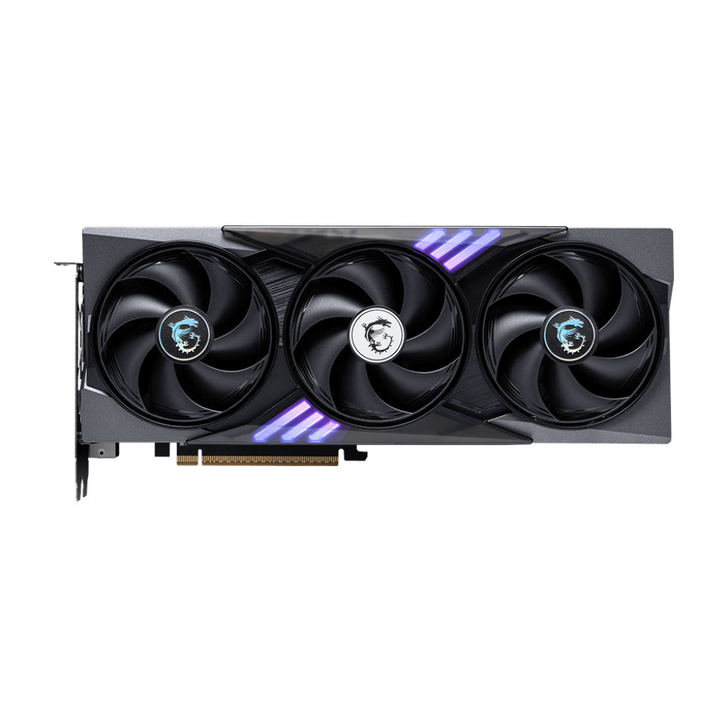 A large main feature product image of MSI GeForce RTX 5060 Gaming Trio OC 8GB GDDR7