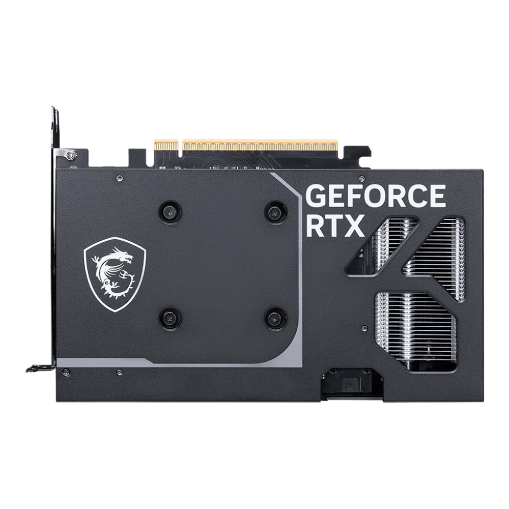 A large main feature product image of MSI GeForce RTX 5060 8GB GDDR7 VENTUS 2X OC