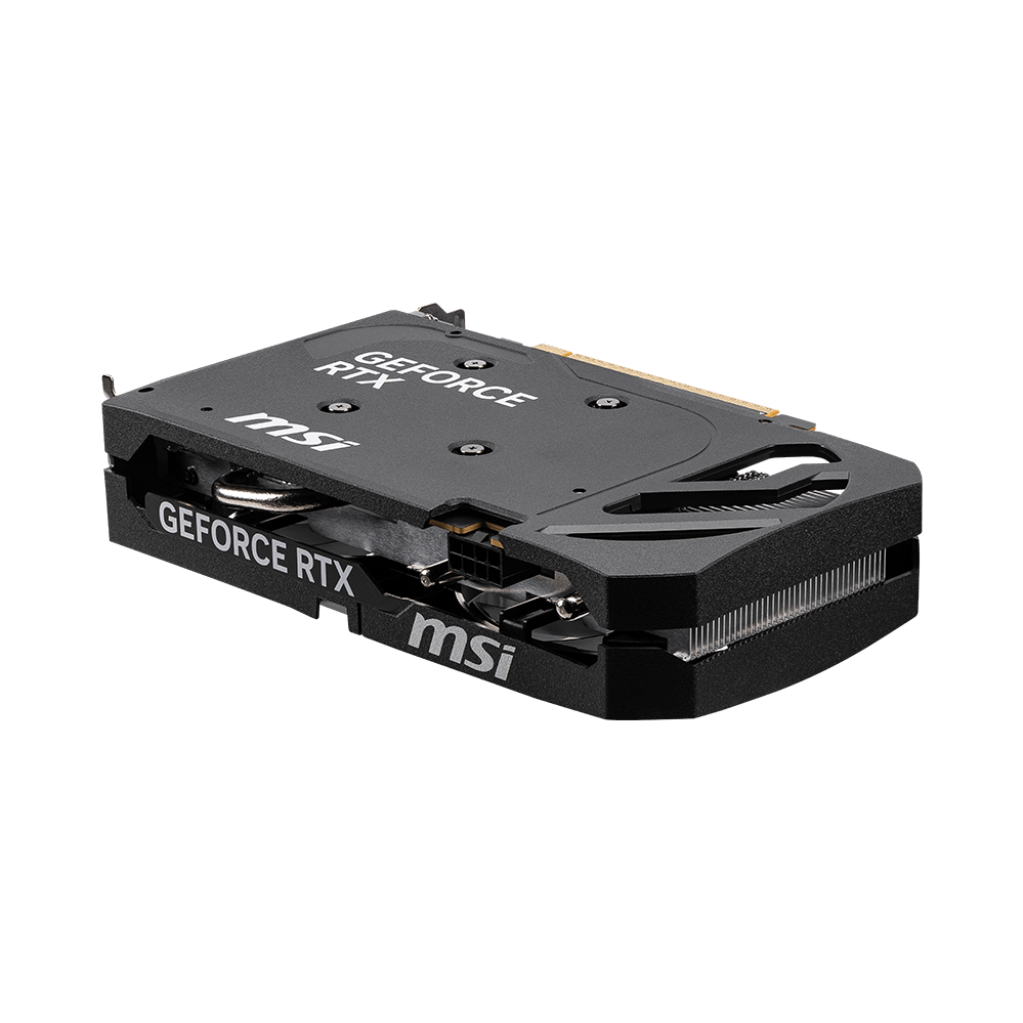 A large main feature product image of MSI GeForce RTX 5060 Shadow 2X OC 8GB GDDR7