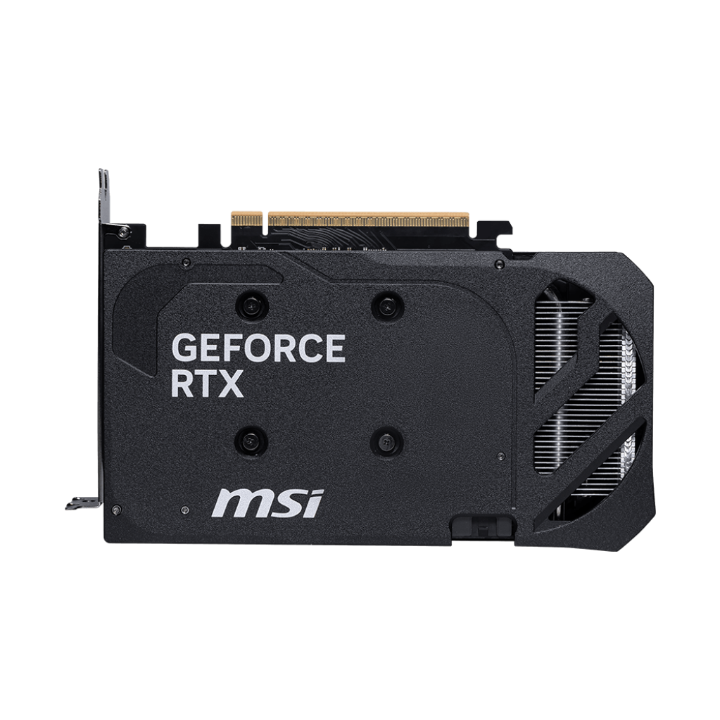 A large main feature product image of MSI GeForce RTX 5060 Shadow 2X OC 8GB GDDR7
