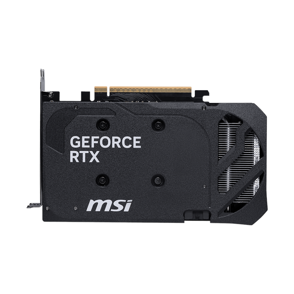 A large main feature product image of MSI GeForce RTX 5060 Shadow 2X OC 8GB GDDR7