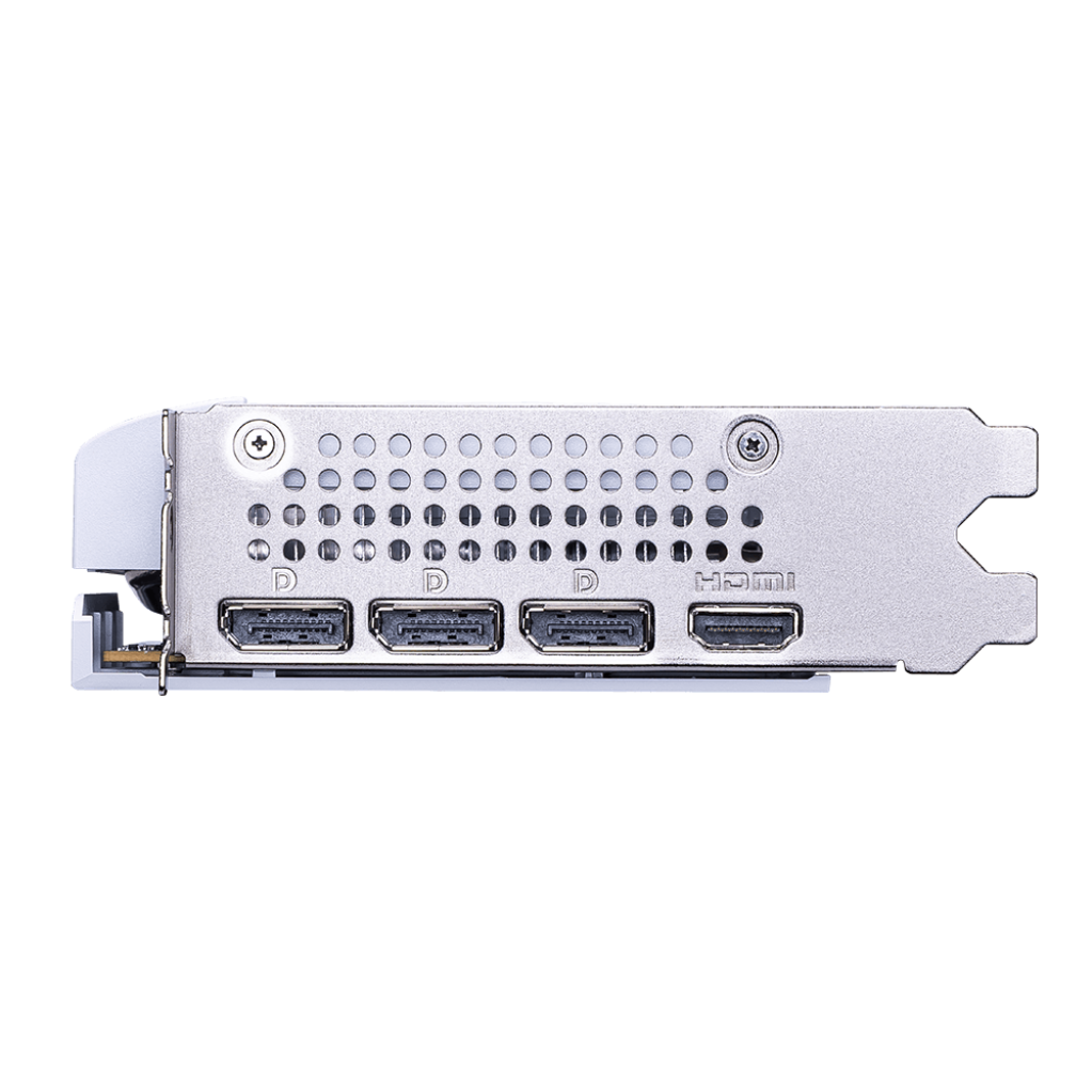 A large main feature product image of MSI GeForce RTX 5060 Ventus 2X OC 8GB GDDR7 - White
