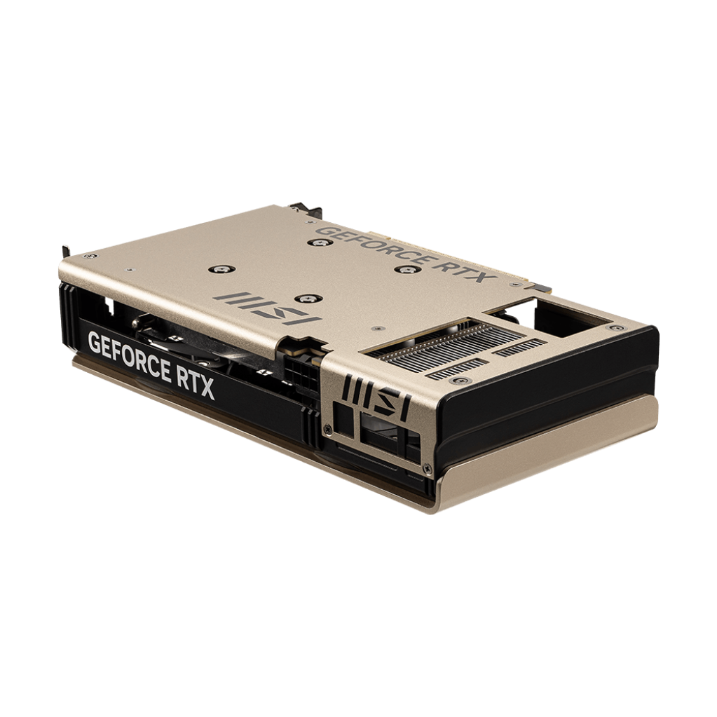 A large main feature product image of MSI GeForce RTX 5060 Inspire 2X OC 8GB GDDR7