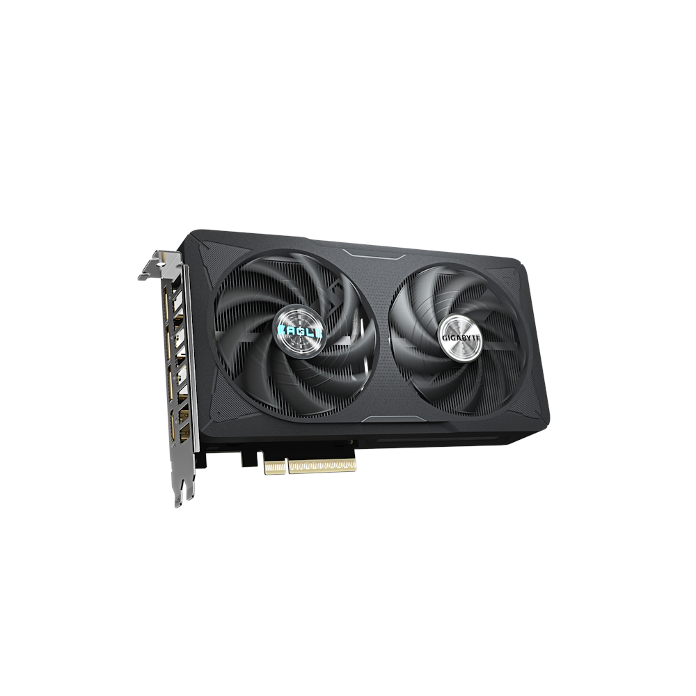 A large main feature product image of Gigabyte GeForce RTX 5060 Eagle OC 8GB GDDR7