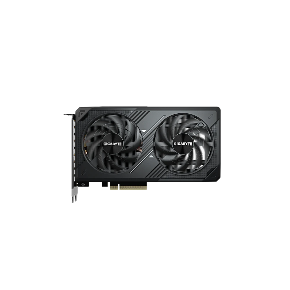 A large main feature product image of Gigabyte GeForce RTX 5060 Windforce OC 8GB GDDR7