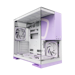 A product image of Geometric Future Model 5 w/ Fans - Mid Tower Glass Case (White/Purple)