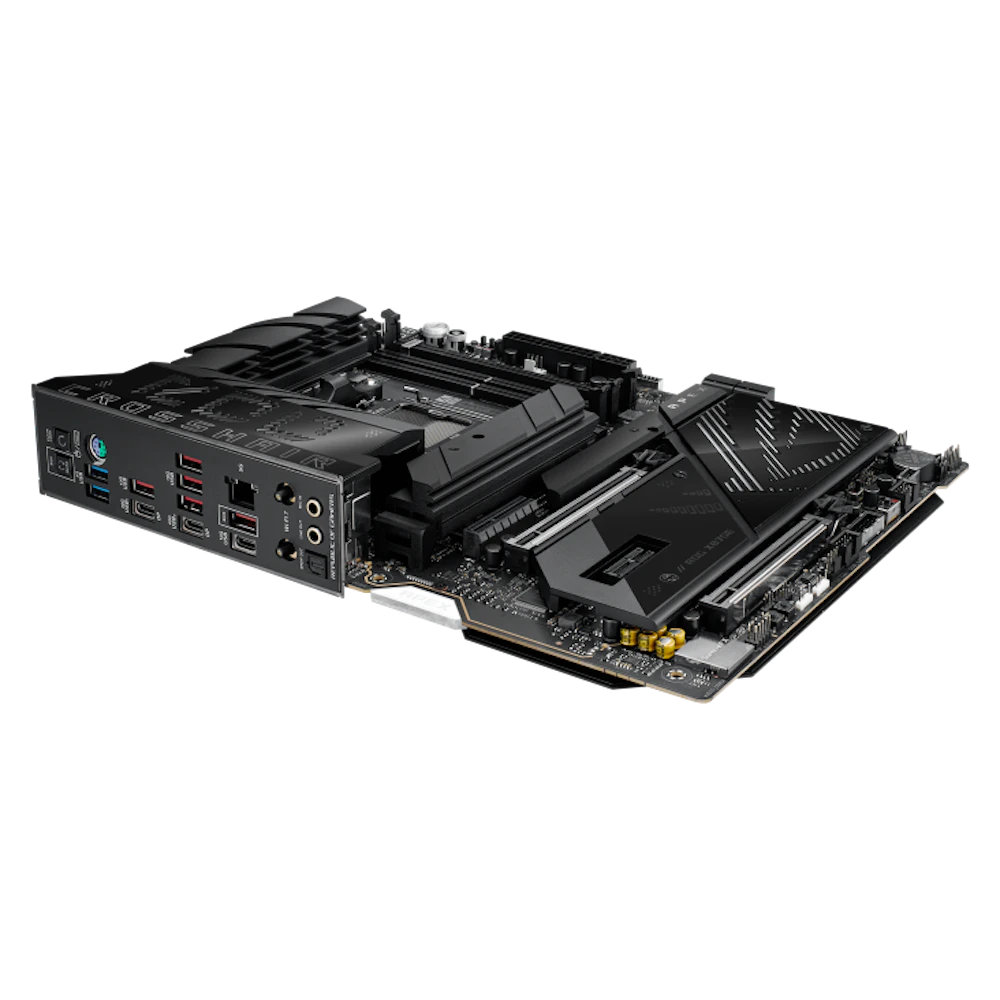 A large main feature product image of ASUS ROG Crosshair X870E APEX AM5 ATX Desktop Motherboard