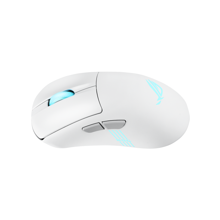 A large main feature product image of ASUS ROG Keris II Origin - Moonlight White