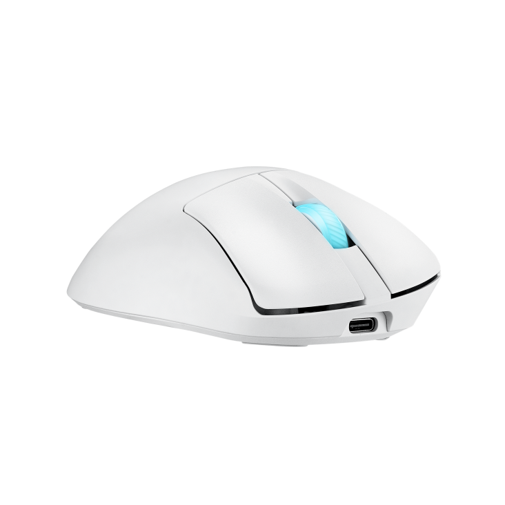 A large main feature product image of ASUS ROG Keris II Origin - Moonlight White