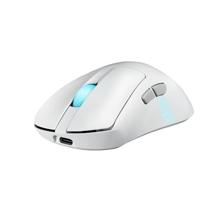 A large main feature product image of ASUS ROG Keris II Origin - Moonlight White