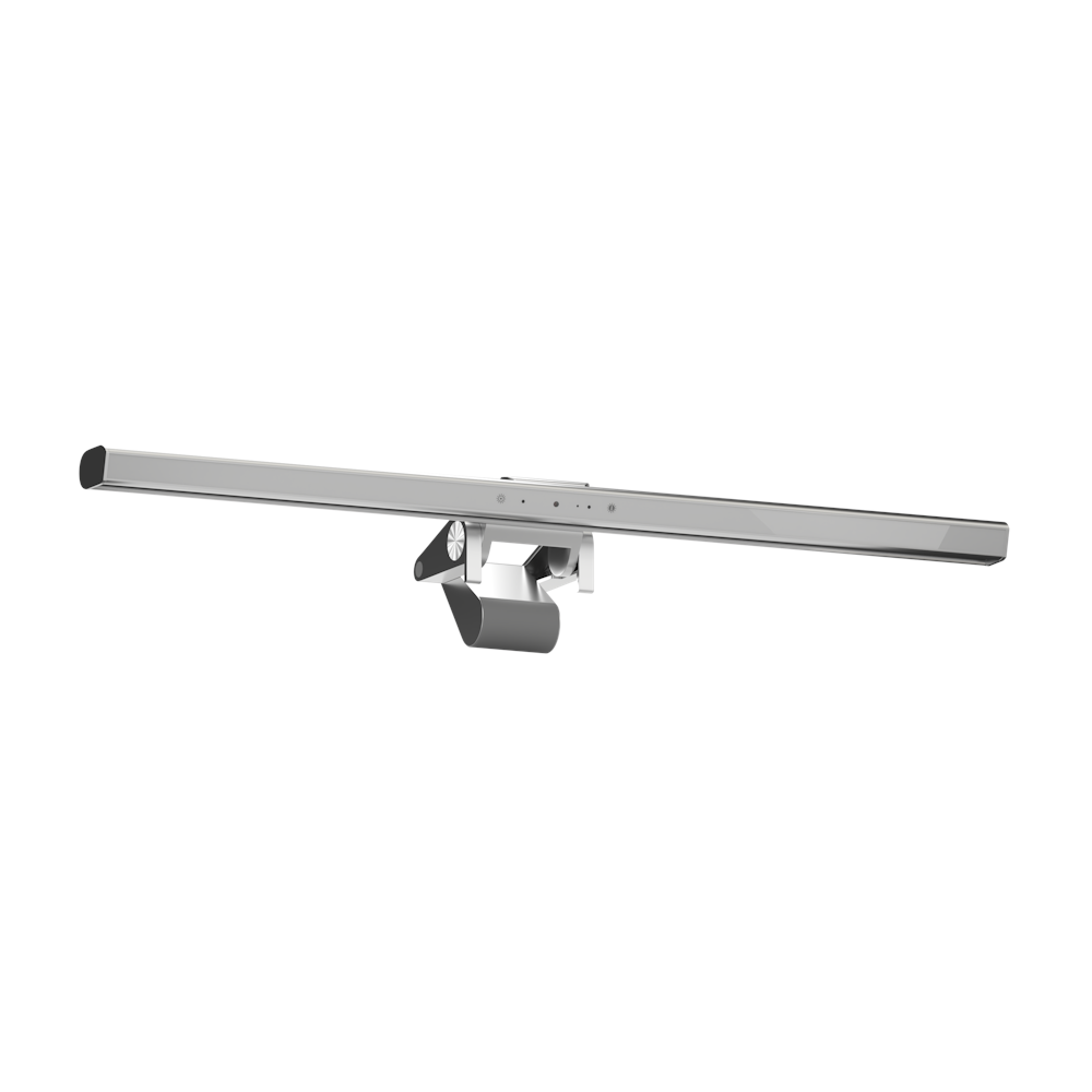 A large main feature product image of ALOGIC Illuminate USB-C Light Bar with 4K UHD Webcam - Silver