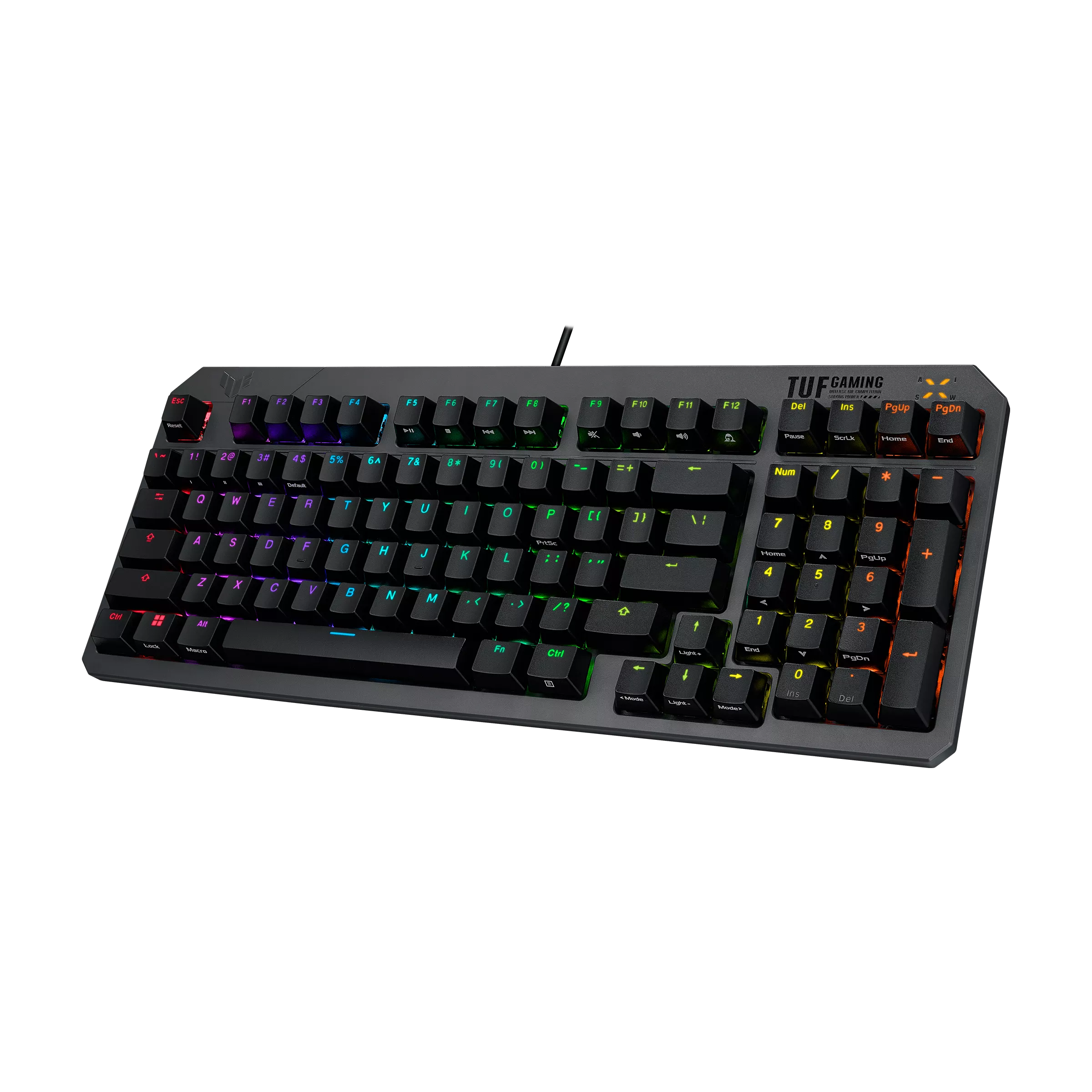 A large main feature product image of ASUS TUF GAMING K3 GEN II  Mechanical Gaming Keyboard - Linear Switch
