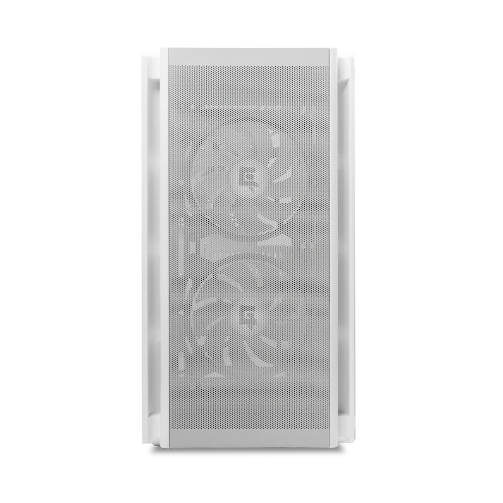 A large main feature product image of GamerChief Mesh G40 mATX Case (White)