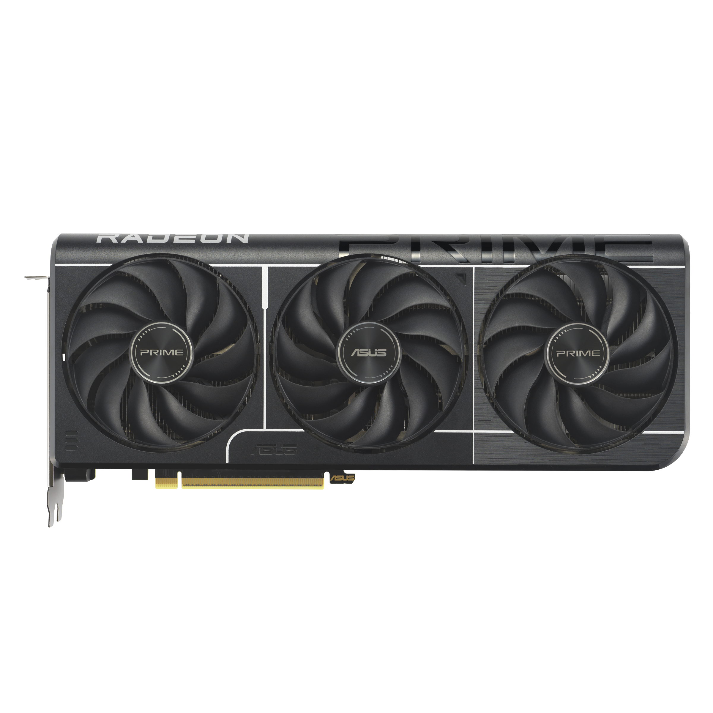 A large main feature product image of ASUS Radeon RX 9060 XT Prime OC 8GB GDDR6