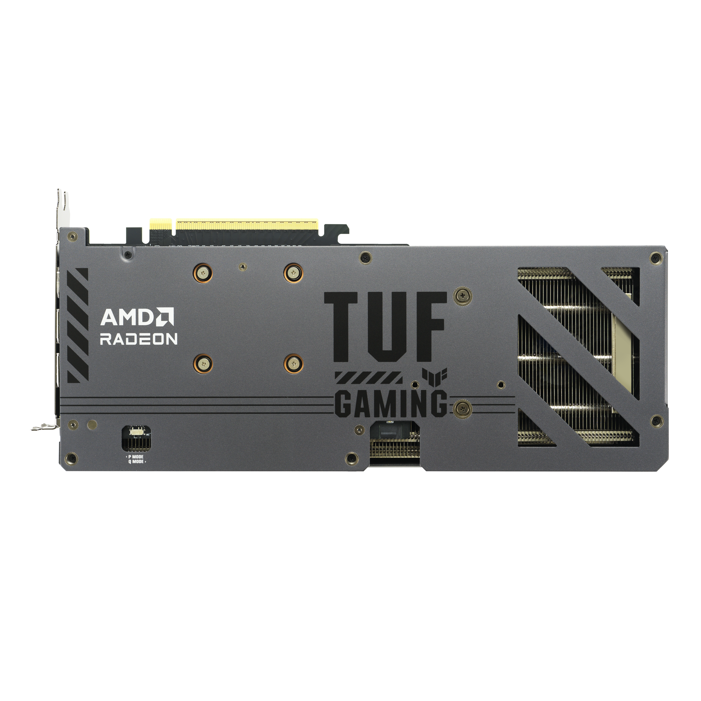 A large main feature product image of ASUS Radeon RX 9060 XT TUF Gaming OC 16GB GDDR6