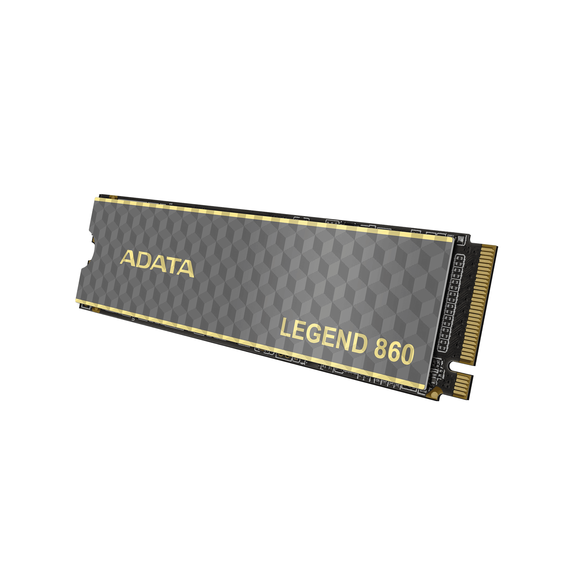 A large main feature product image of ADATA Legend 860 PCIe Gen4 NVMe M.2 SSD - 1TB