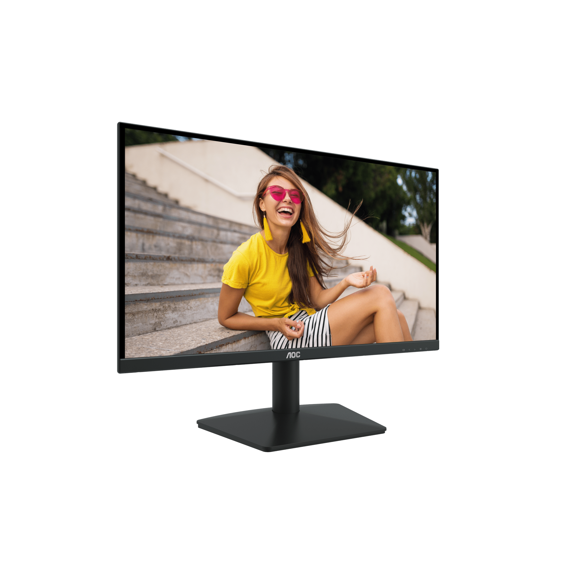 A large main feature product image of AOC 22B15HN - 22" 1080p 100Hz VA Monitor
