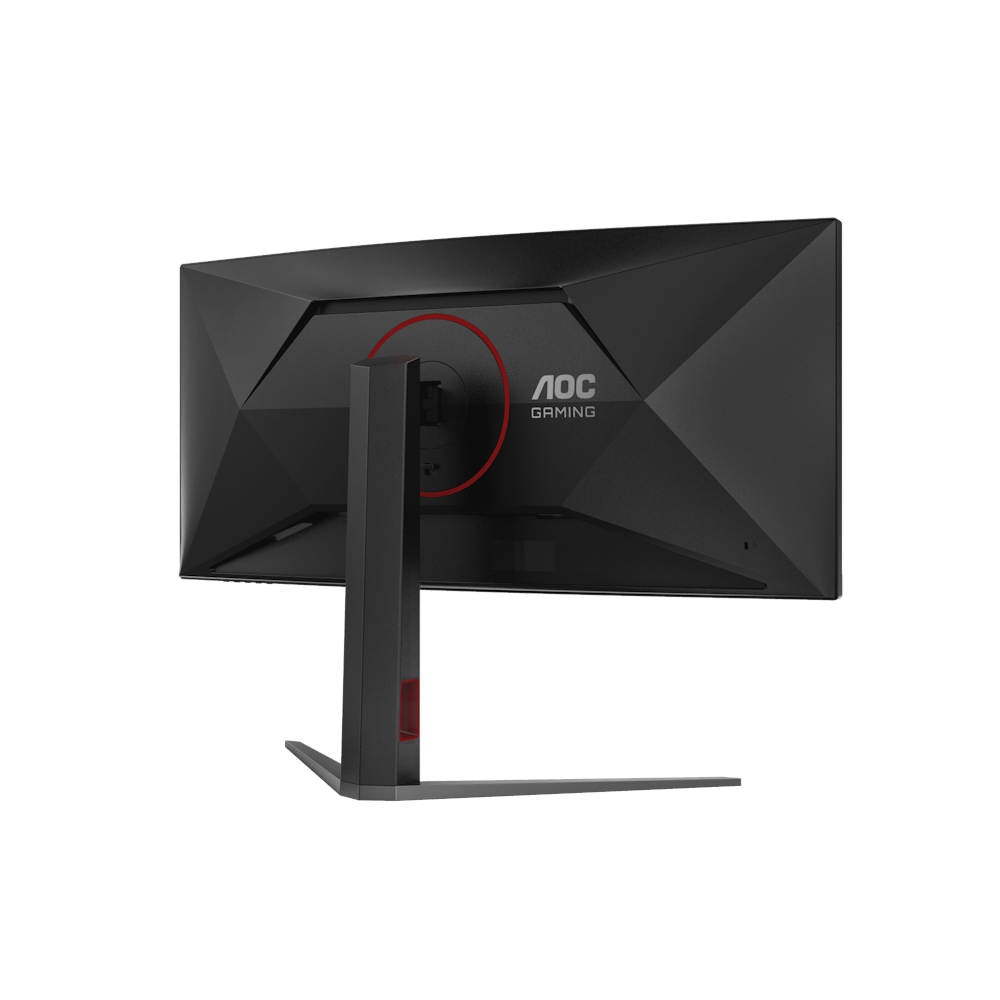 A large main feature product image of AOC CU34G4Z - 34" Curved 1440p 240Hz 0.3ms Fast VA Monitor