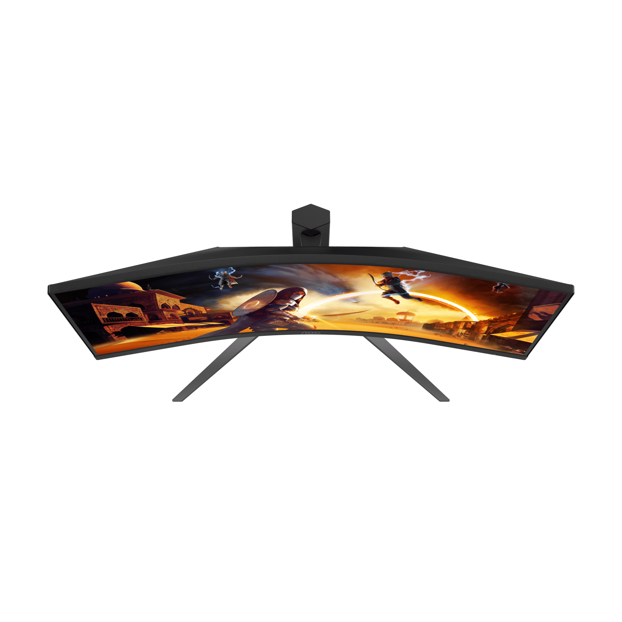 A large main feature product image of AOC Gaming CU34G4 - 34" Curved 1440p 180Hz 0.5ms Fast VA Monitor
