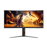 A small tile product image of AOC Gaming CU34G4 - 34" Curved 1440p 180Hz 0.5ms Fast VA Monitor