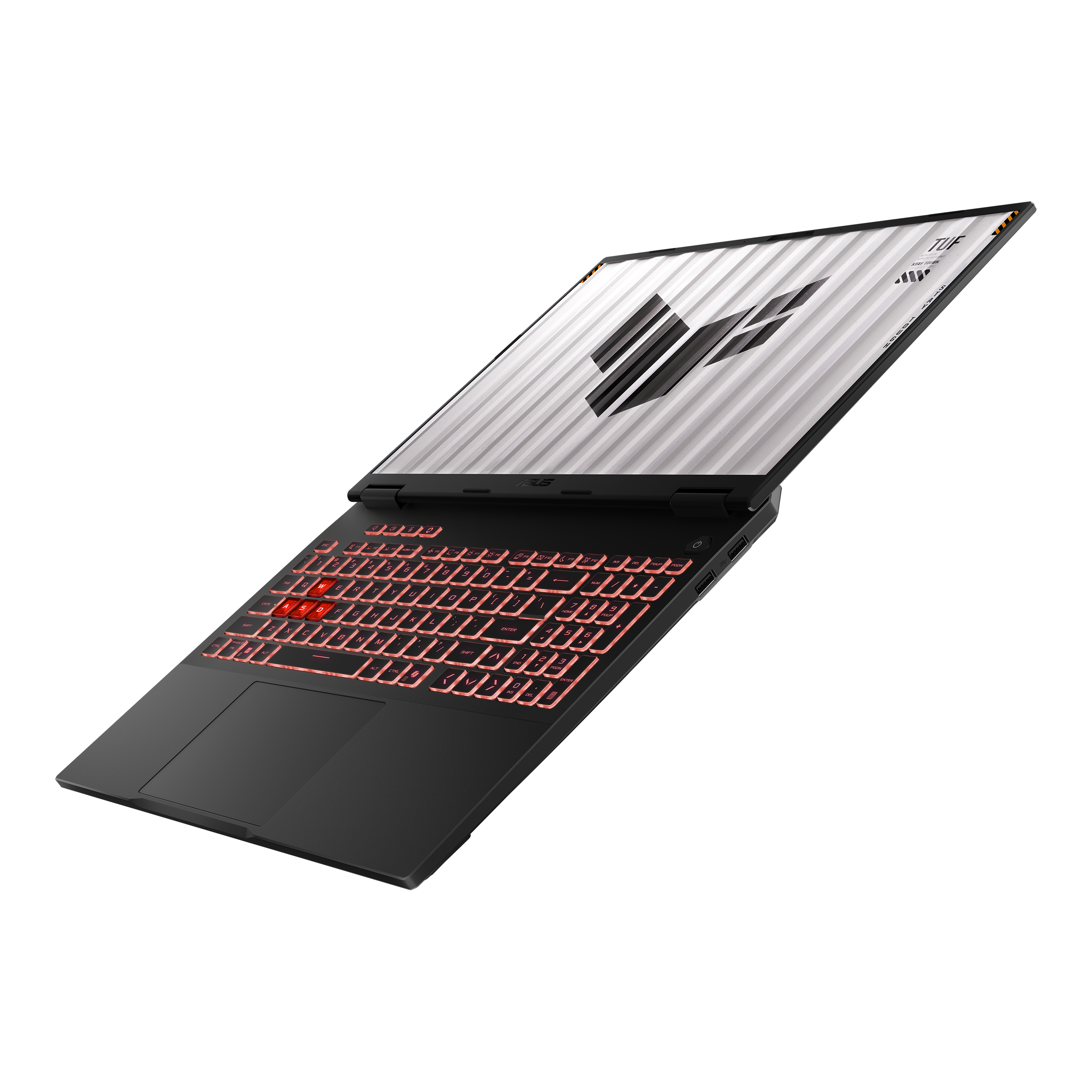 A large main feature product image of ASUS TUF Gaming A16 (FA608) - 16" 165Hz, Ryzen 9 8940HX, RTX 5060, 16GB/1TB - Win 11 Notebook