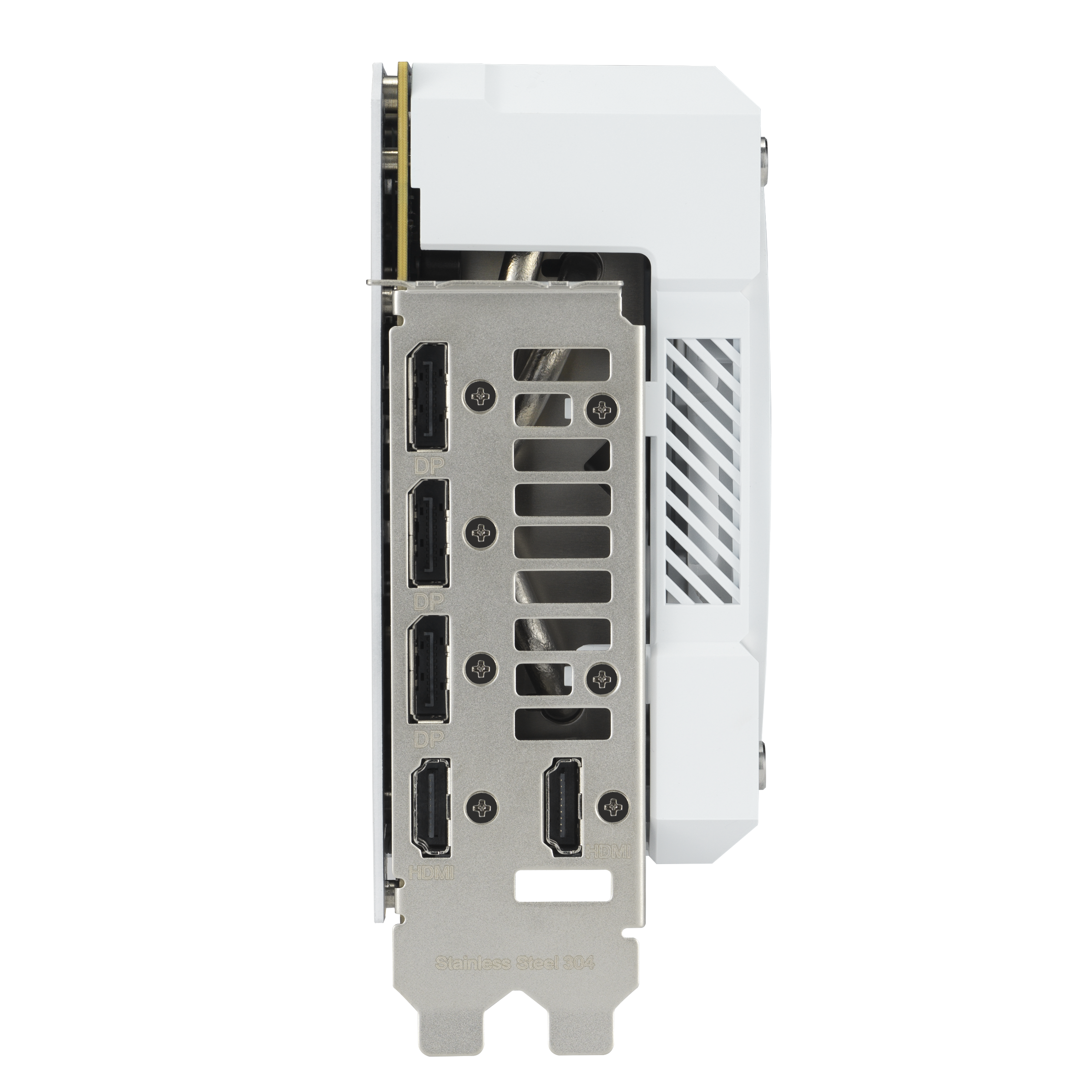 A large main feature product image of ASUS GeForce RTX 5070 Ti TUF Gaming OC 16GB GDDR7 - White