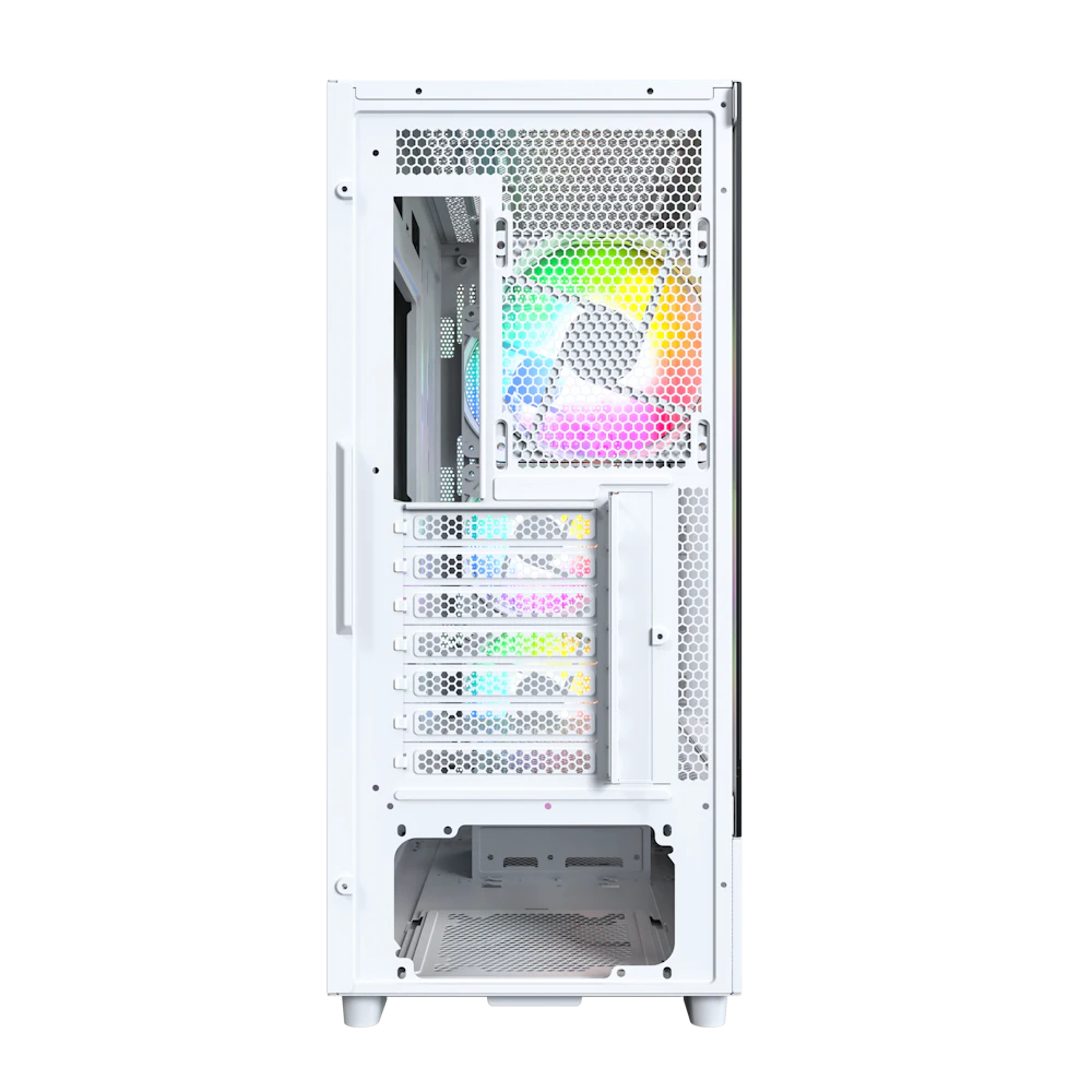 A large main feature product image of Montech X5 Mid Tower Case (White)