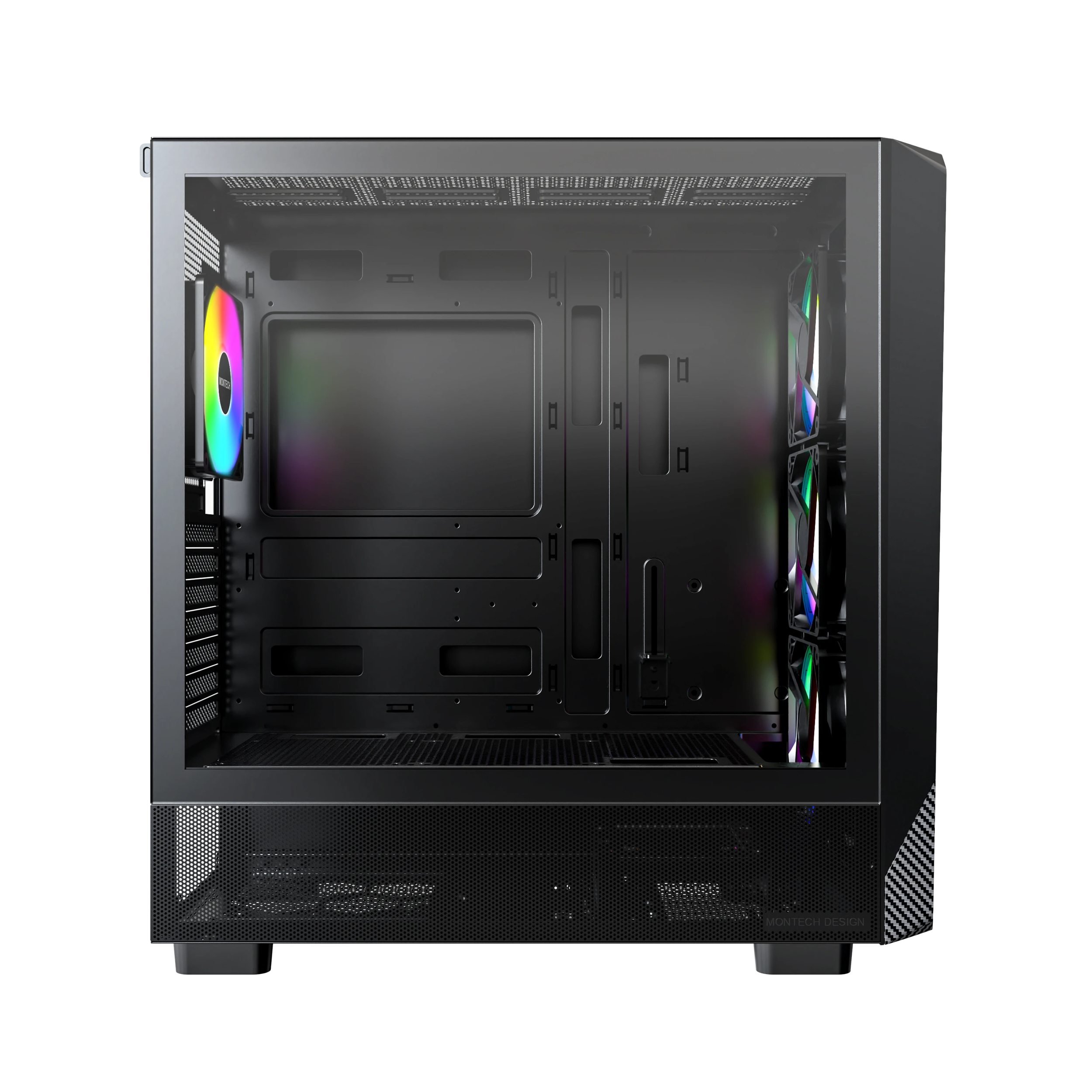 A large main feature product image of Montech X5 Mid Tower Case (Black)