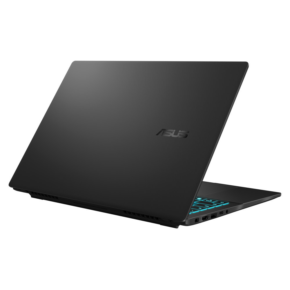 A large main feature product image of ASUS Gaming V16 (V3607) - 16" Core 7 240H, RTX 5050, 16GB/1TB - Win 11 Pro Advanced AI Notebook