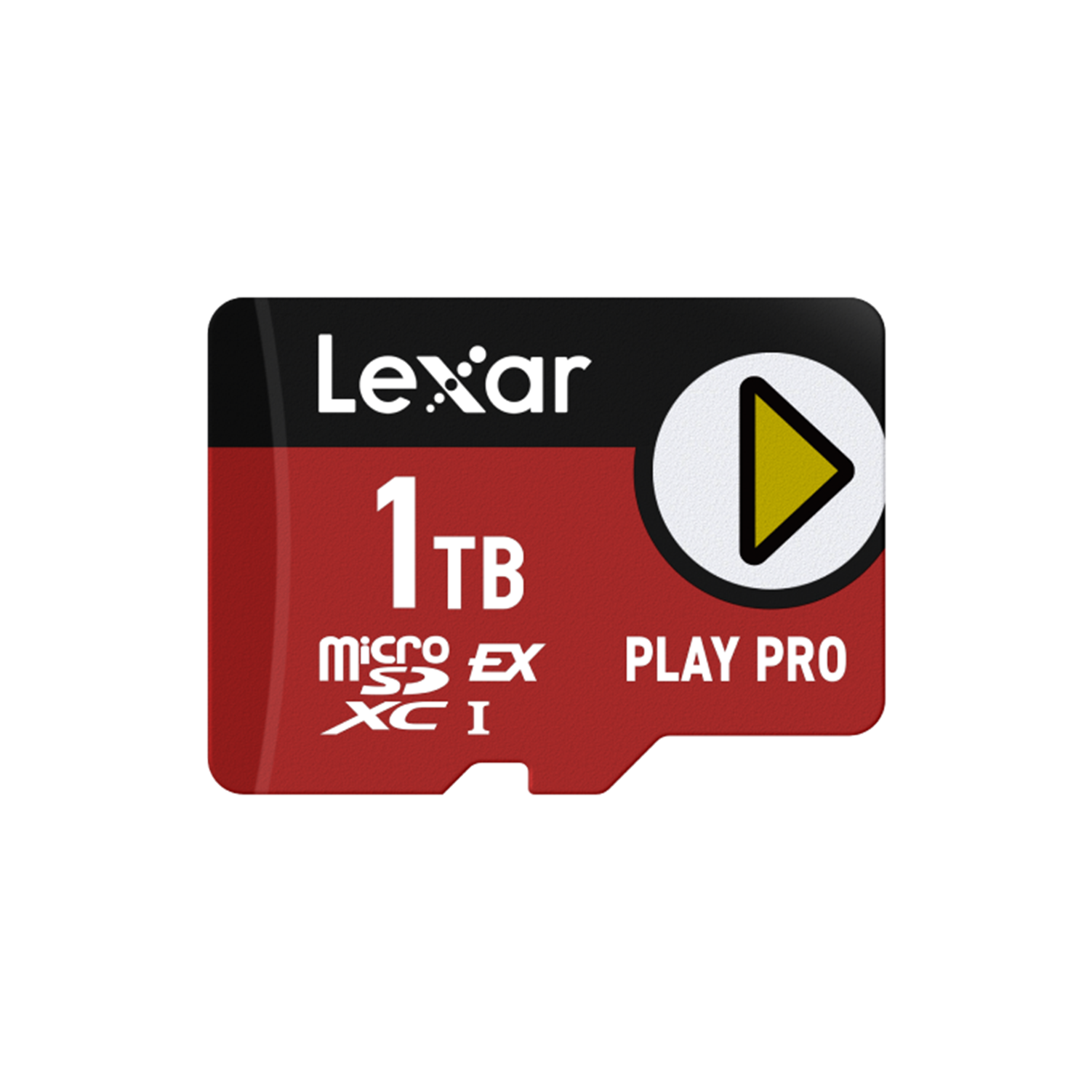 A large main feature product image of Lexar PLAY PRO 1TB microSDXC Express V30 UHS-I microSD Card
