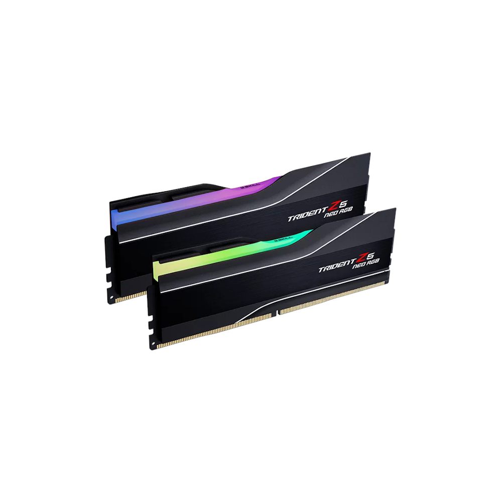 A large main feature product image of G.Skill Trident Z5 Neo RGB 32GB Kit (2x16GB) AMD EXPO DDR5-6000 C26