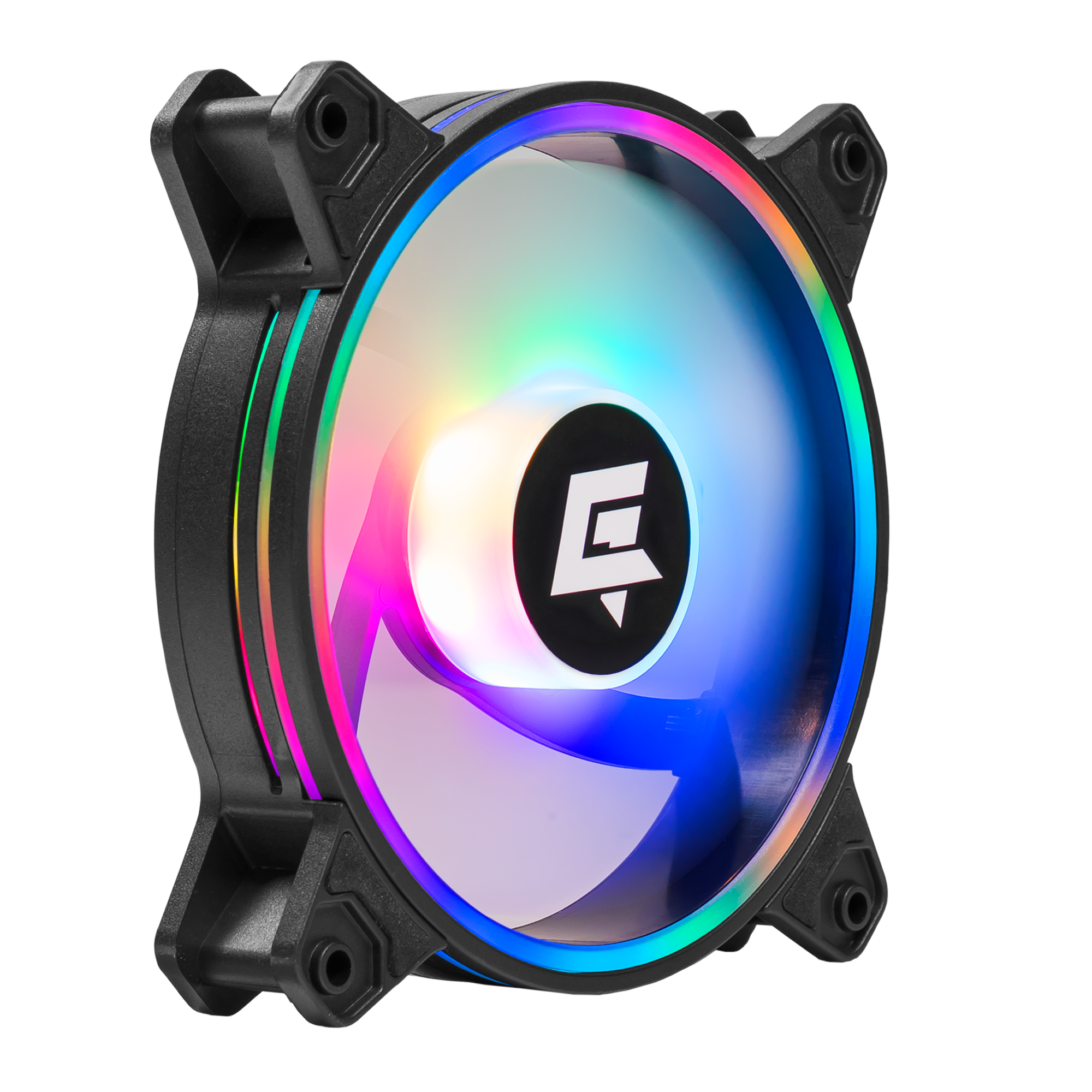 A large main feature product image of GamerChief Dash ARGB PWM 120mm Reverse Blade Fan - Black