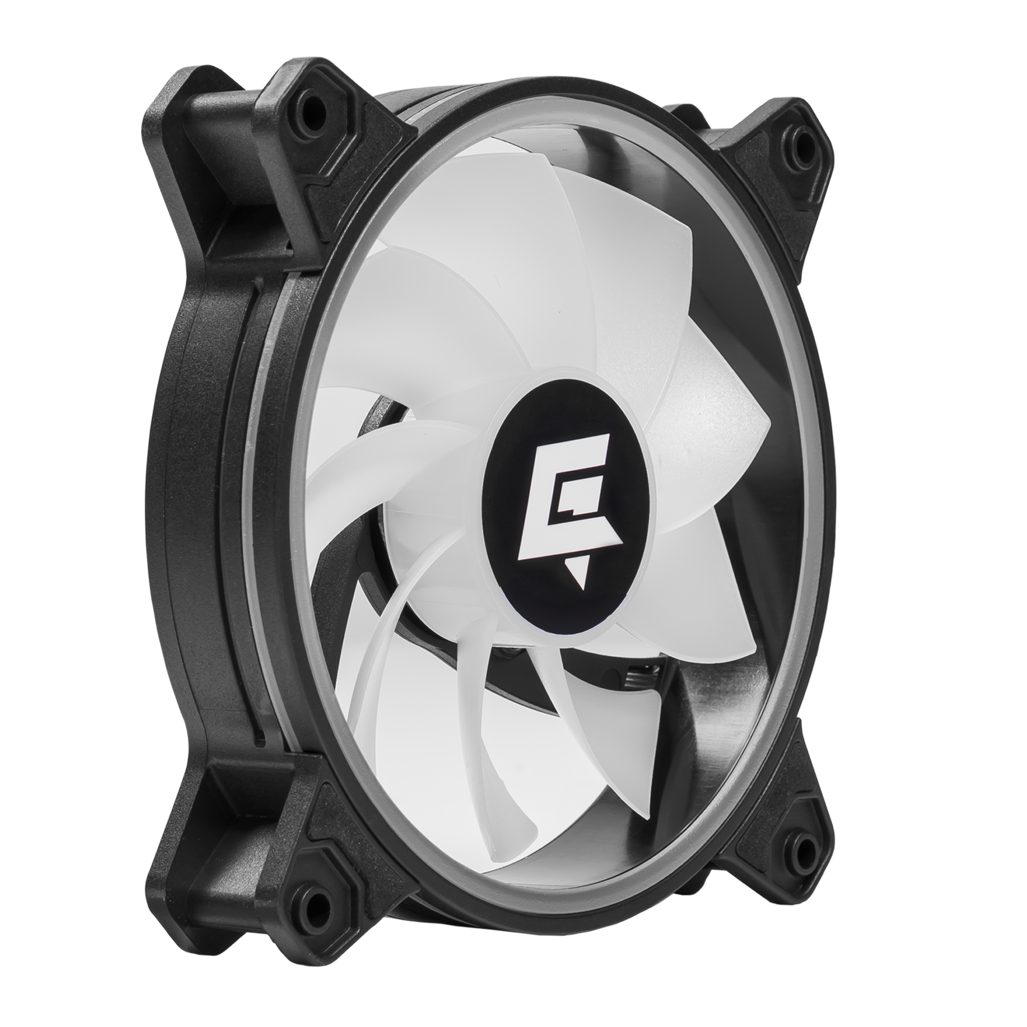 A large main feature product image of GamerChief Dash ARGB PWM 120mm Reverse Blade Fan - Black
