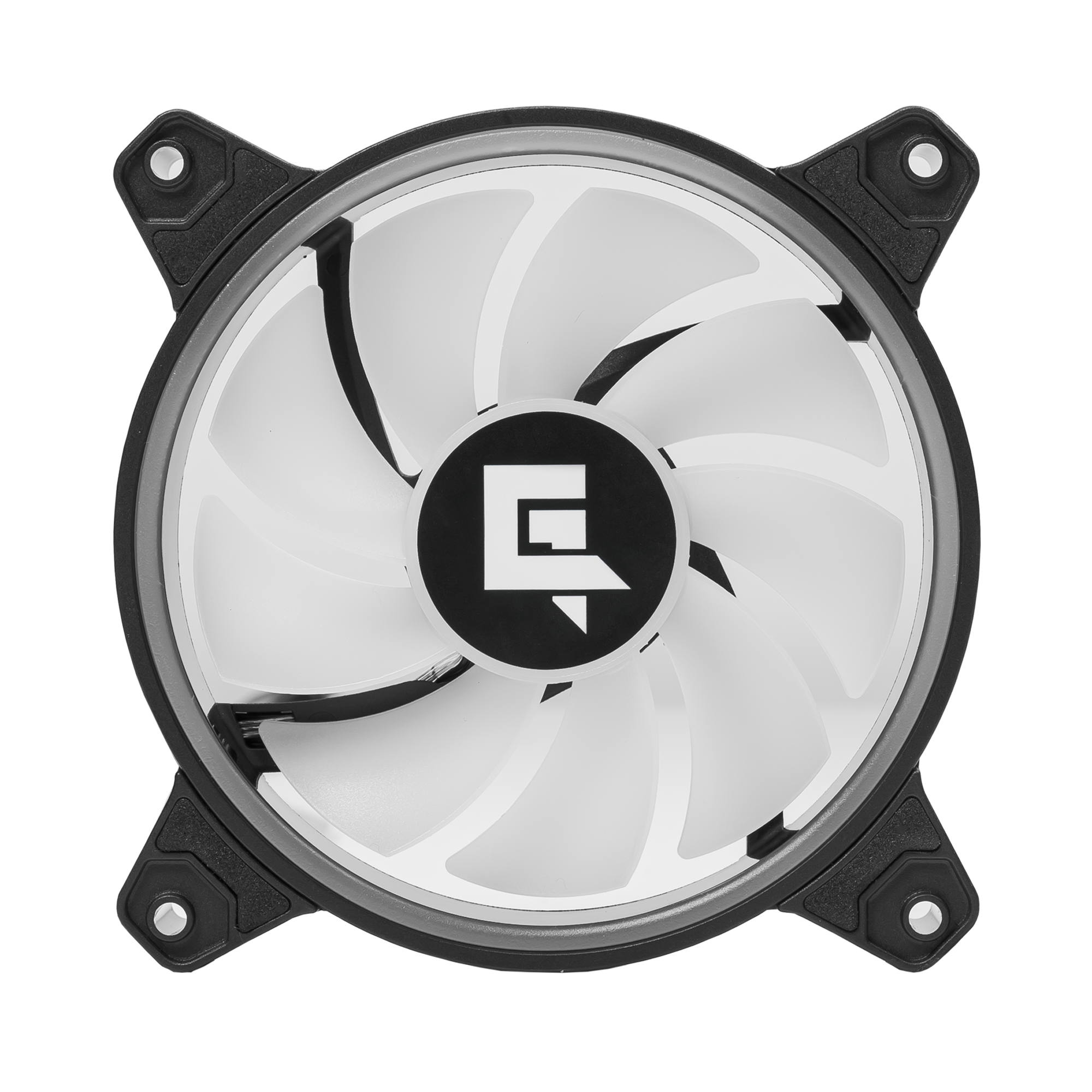 A large main feature product image of GamerChief Dash ARGB PWM 120mm Reverse Blade Fan 3 Pack - Black