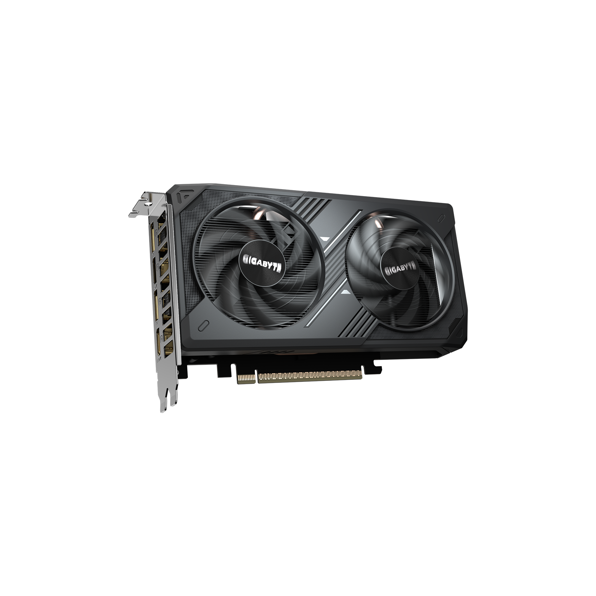 A large main feature product image of Gigabyte GeForce RTX 5050 Windforce OC 8GB GDDR6