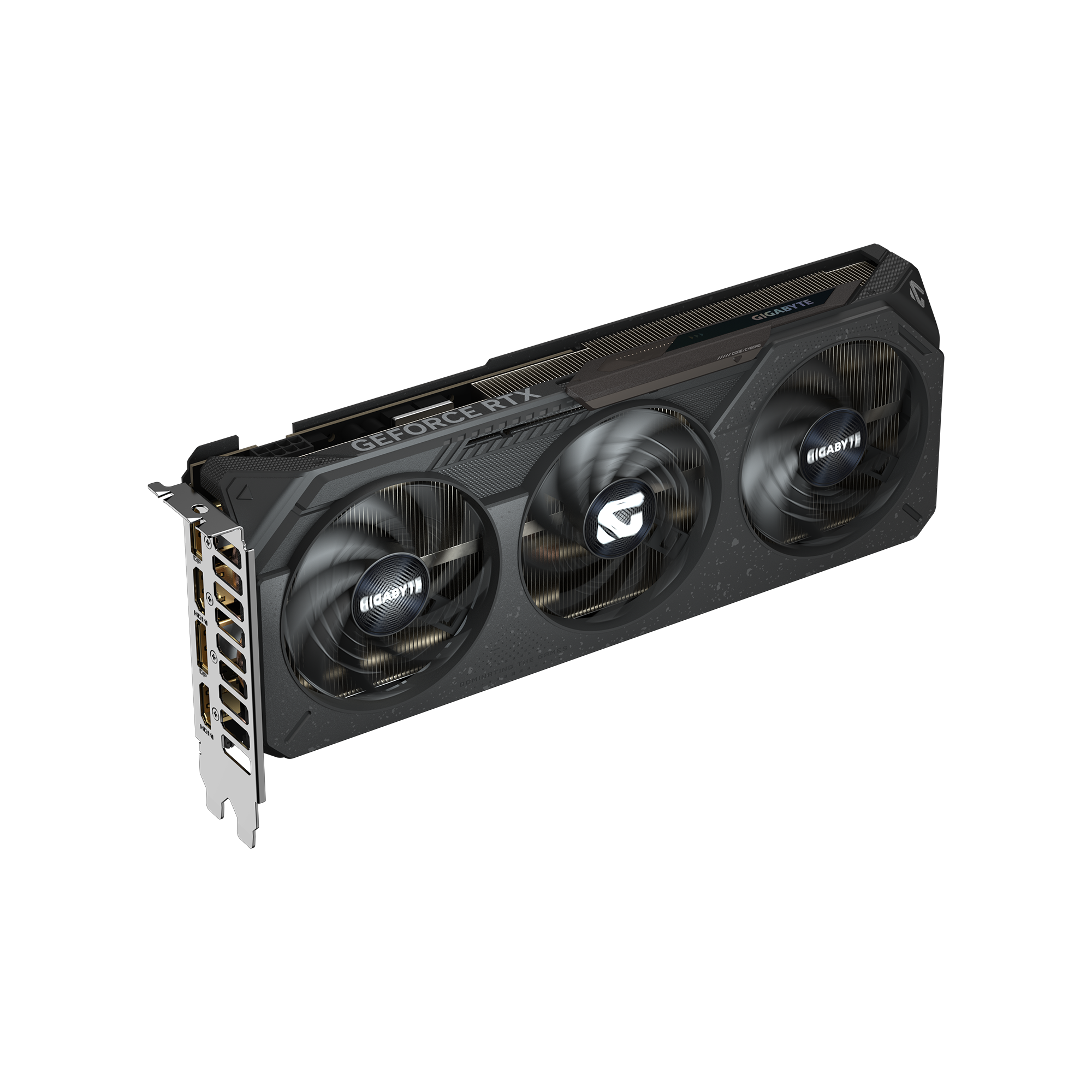 A large main feature product image of Gigabyte GeForce RTX 5050 Gaming OC 8GB GDDR6