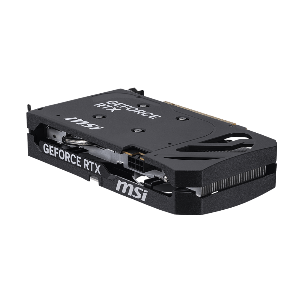 A large main feature product image of MSI GeForce RTX 5050 Shadow 2x OC 8GB GDDR6