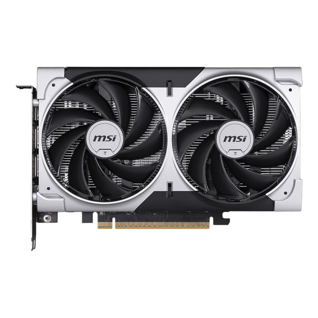 A large main feature product image of MSI GeForce RTX 5050 Ventus 2x OC 8GB GDDR6