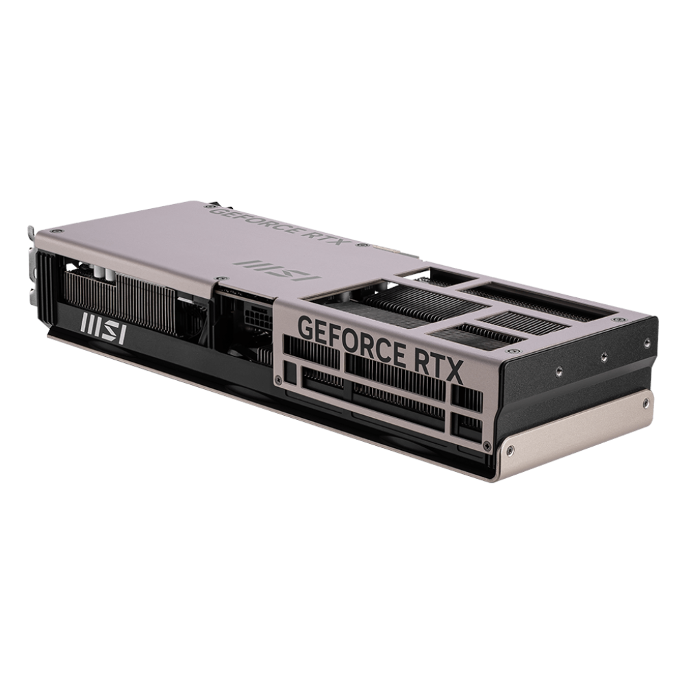 A large main feature product image of MSI GeForce RTX 5070 Ti Inspire 3X OC 16GB GDDR7