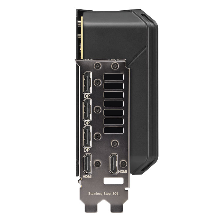 A large main feature product image of ASUS GeForce RTX 5070 Ti ROG Strix OC 16GB GDDR7