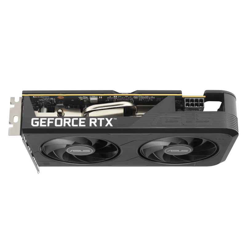 A large main feature product image of ASUS GeForce RTX 5050 Dual 8GB GDDR6