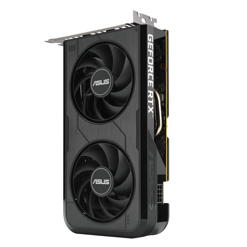 A large main feature product image of ASUS GeForce RTX 5050 Dual 8GB GDDR6