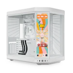 A small tile product image of HYTE Y70 Touch Infinite Mid Tower Case w/ LCD (Snow White)