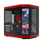 A small tile product image of HYTE Y70 Touch Infinite Mid Tower Case w/ LCD (Black Cherry)