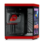 A small tile product image of HYTE Y70 Touch Infinite Mid Tower Case w/ LCD (Black Cherry)