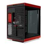 A small tile product image of HYTE Y70 Touch Infinite Mid Tower Case w/ LCD (Black Cherry)
